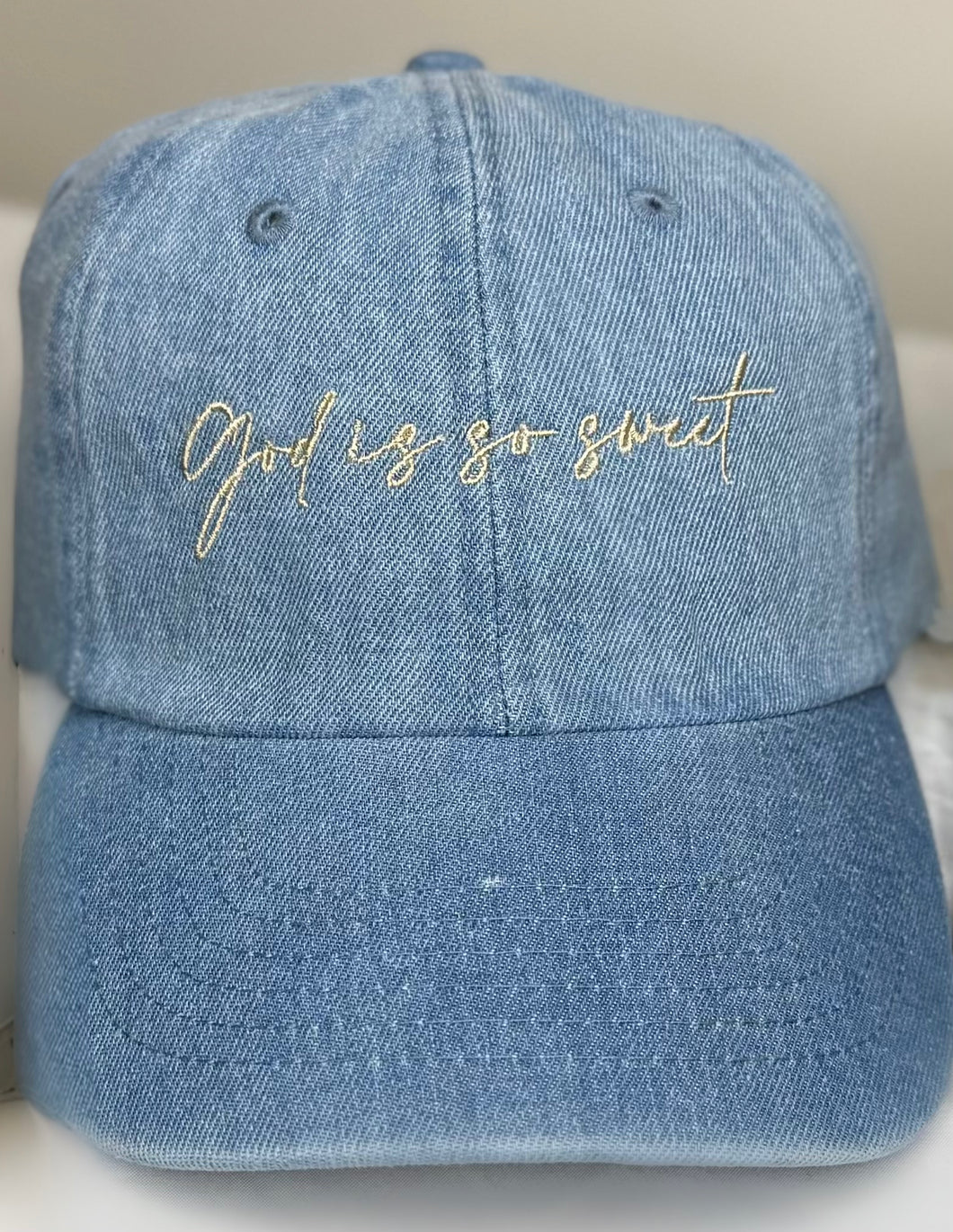 Denim God Is So Sweet Dad Hat